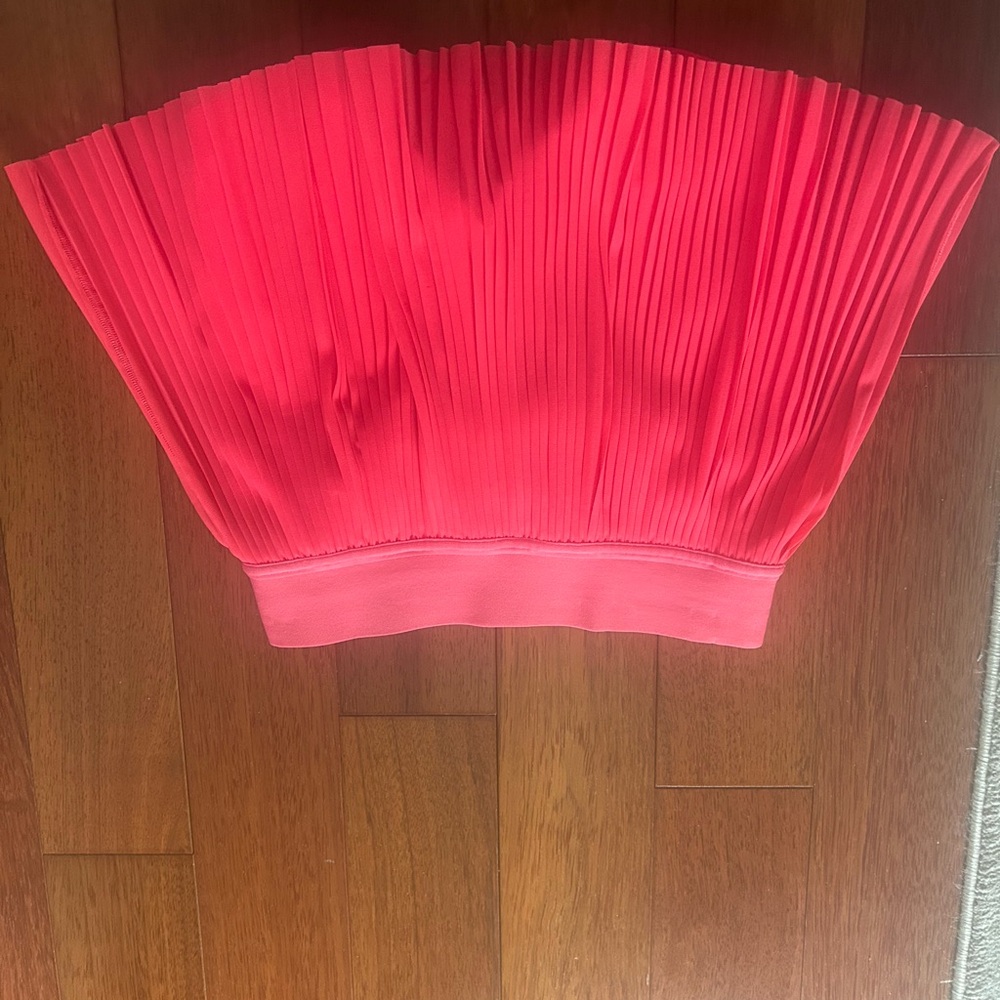 Pleated Pink Women's Top